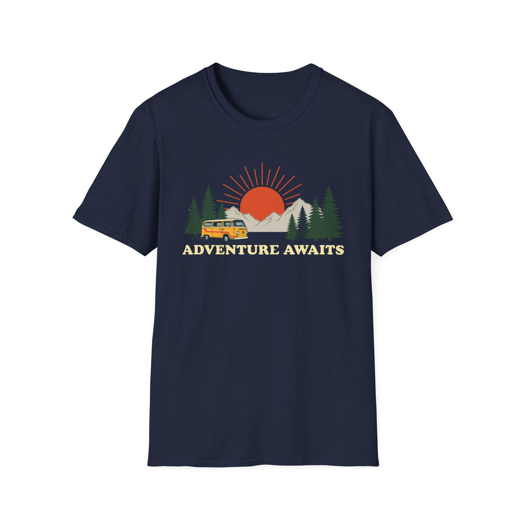 Adventure Awaits Sunrise T-Shirt