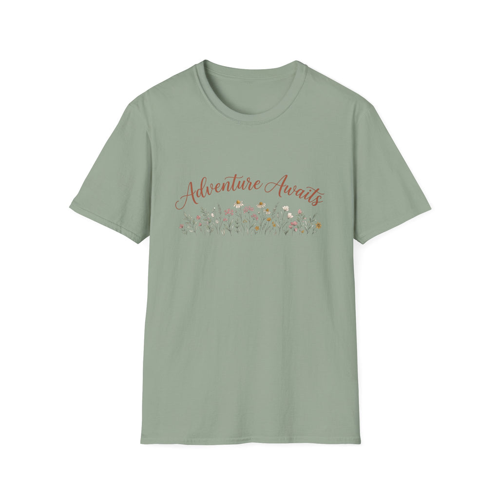 Adventure Awaits Wildflowers T-Shirt