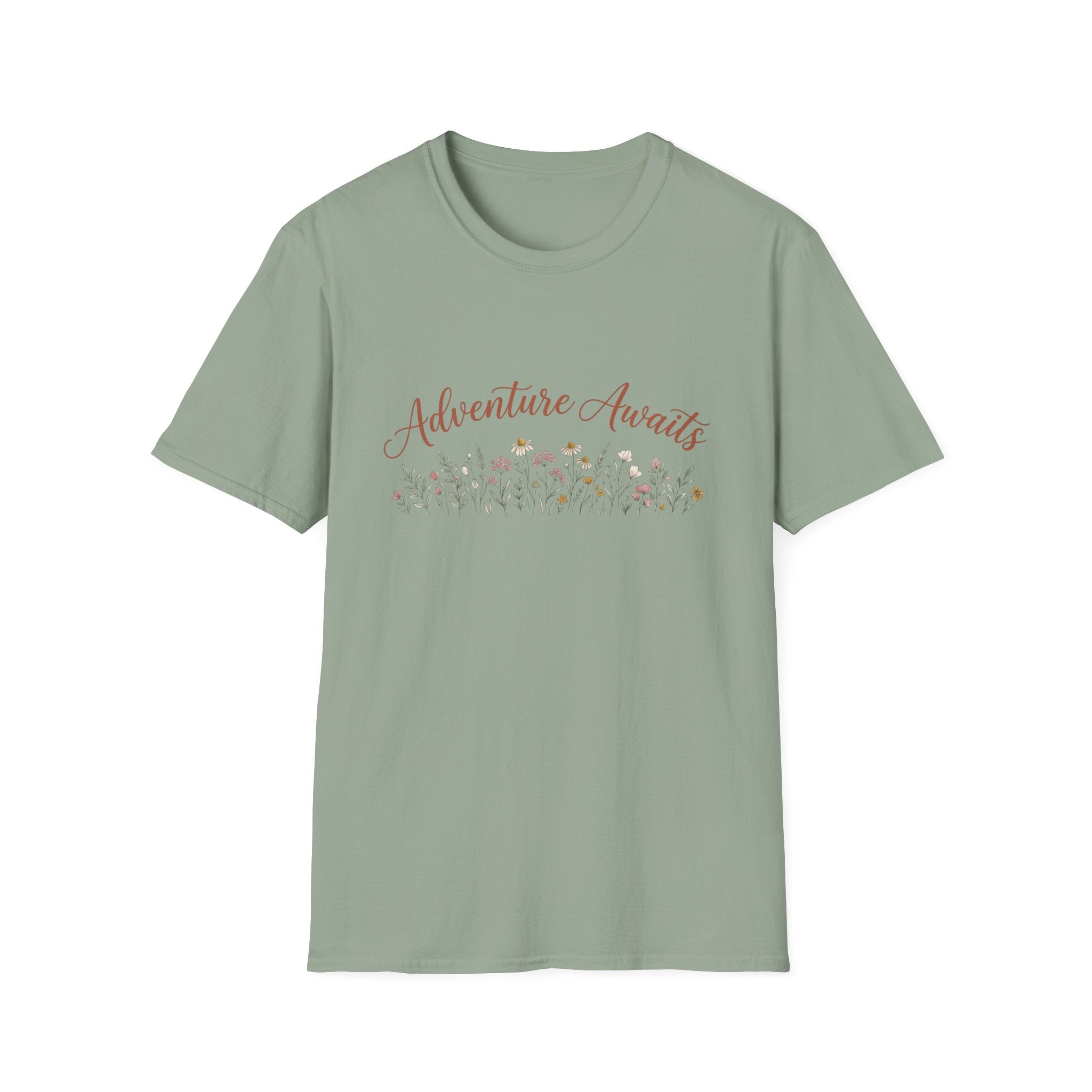 Adventure Awaits Wildflowers T-Shirt