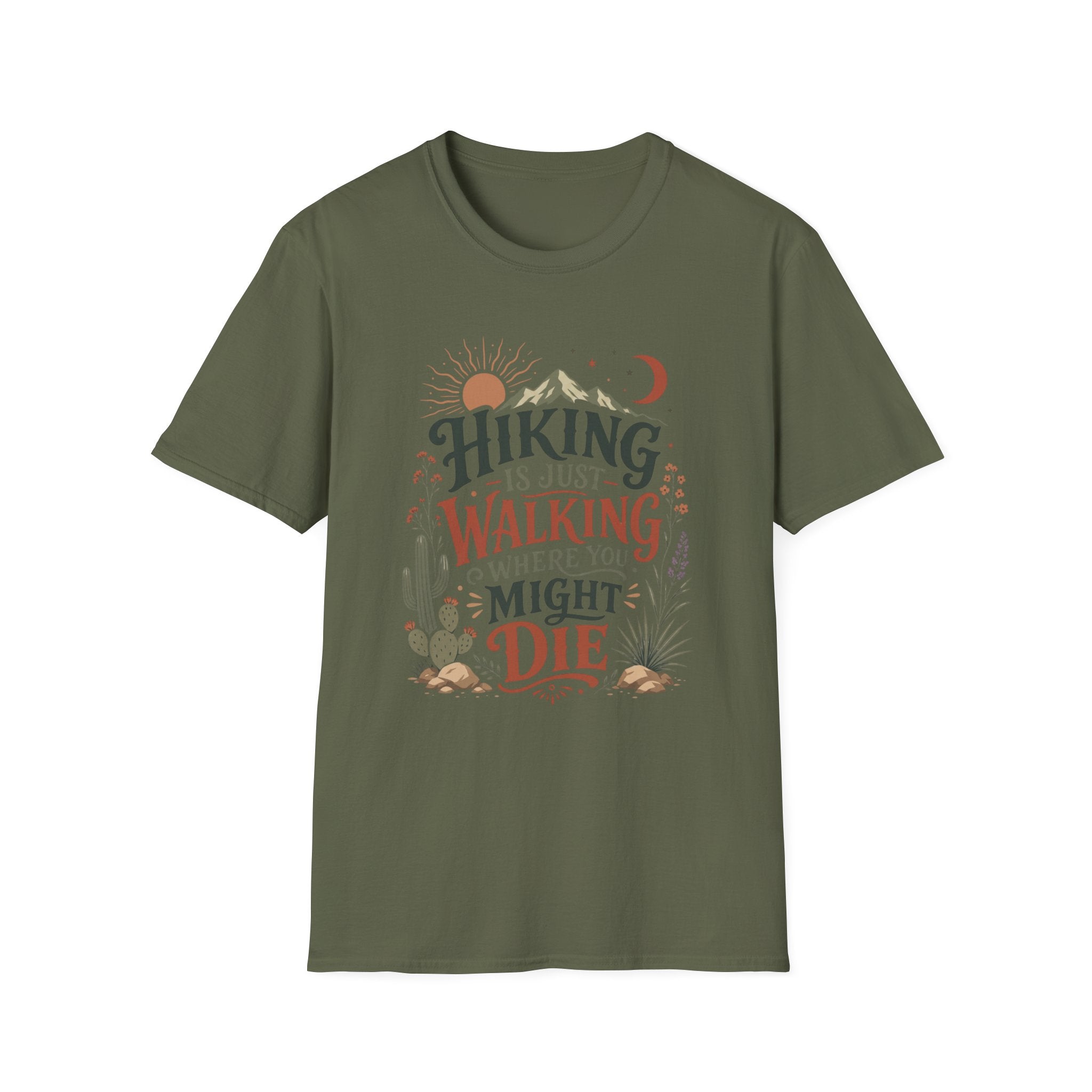 Hiking is Just Walking T-Shirt