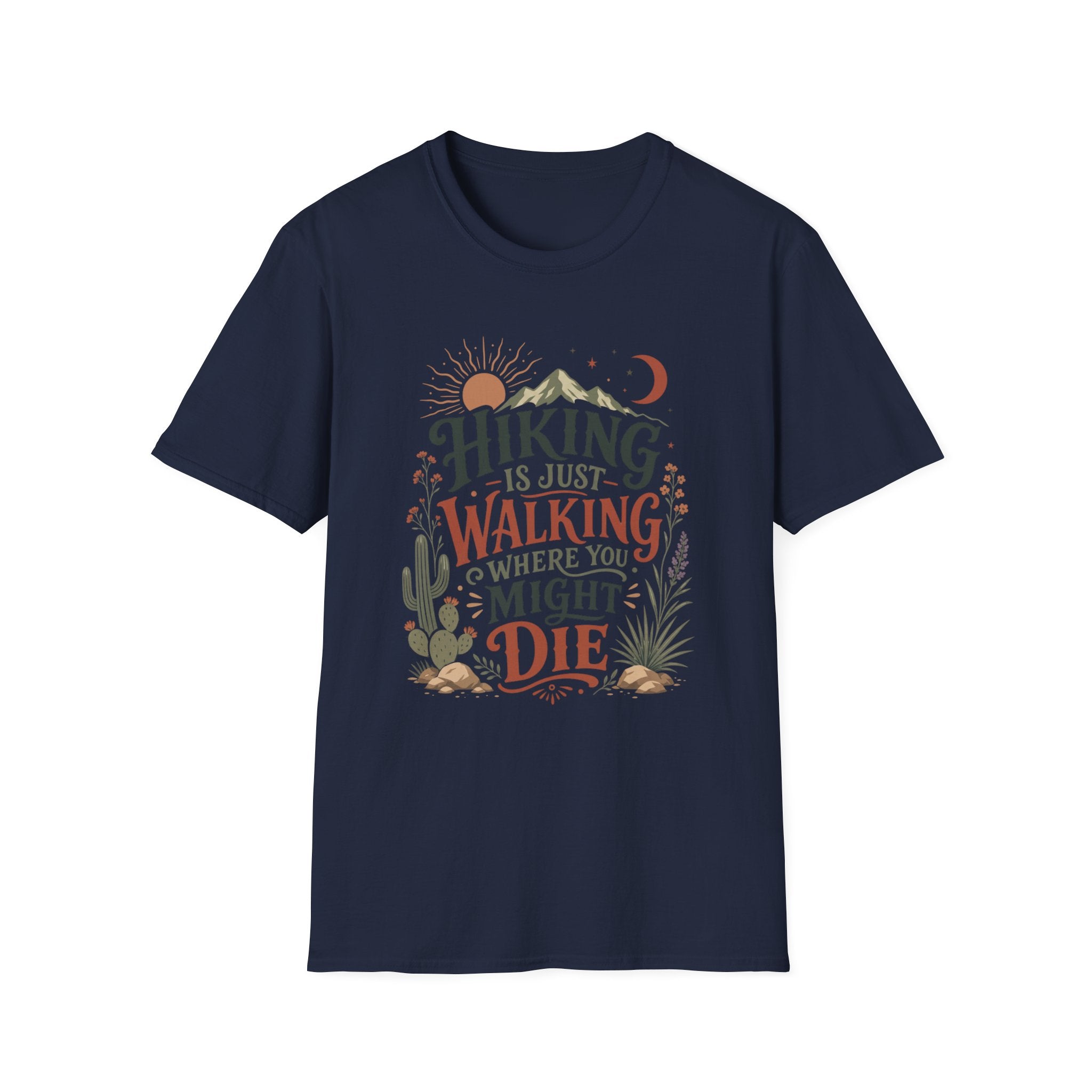 Hiking is Just Walking T-Shirt
