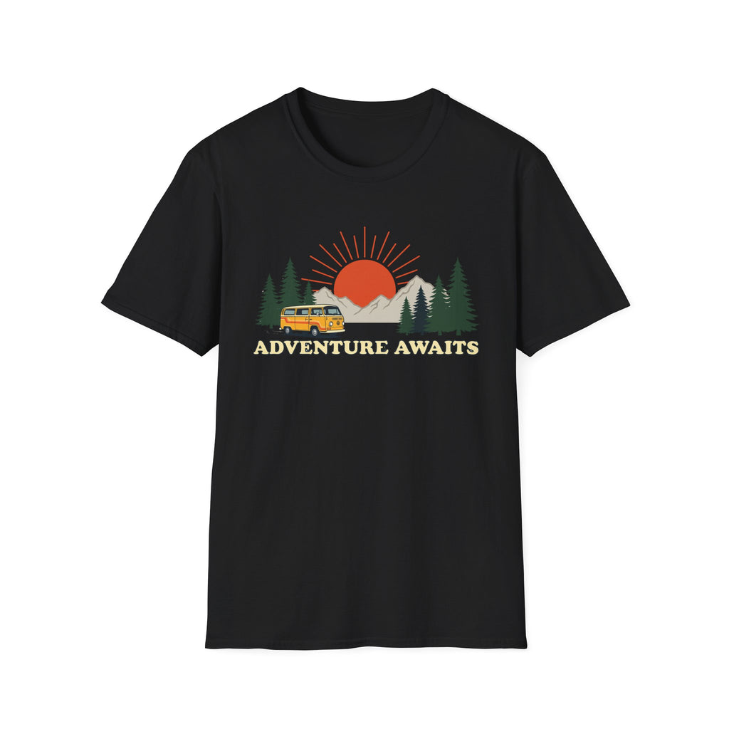 Adventure Awaits Sunrise T-Shirt