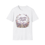 Adventure Awaits Purple Flowers T-Shirt