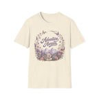 Adventure Awaits Purple Flowers T-Shirt