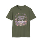 Adventure Awaits Purple Flowers T-Shirt