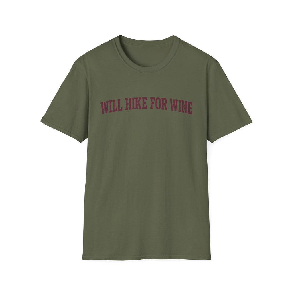 Will Hike for Wine T-Shirt