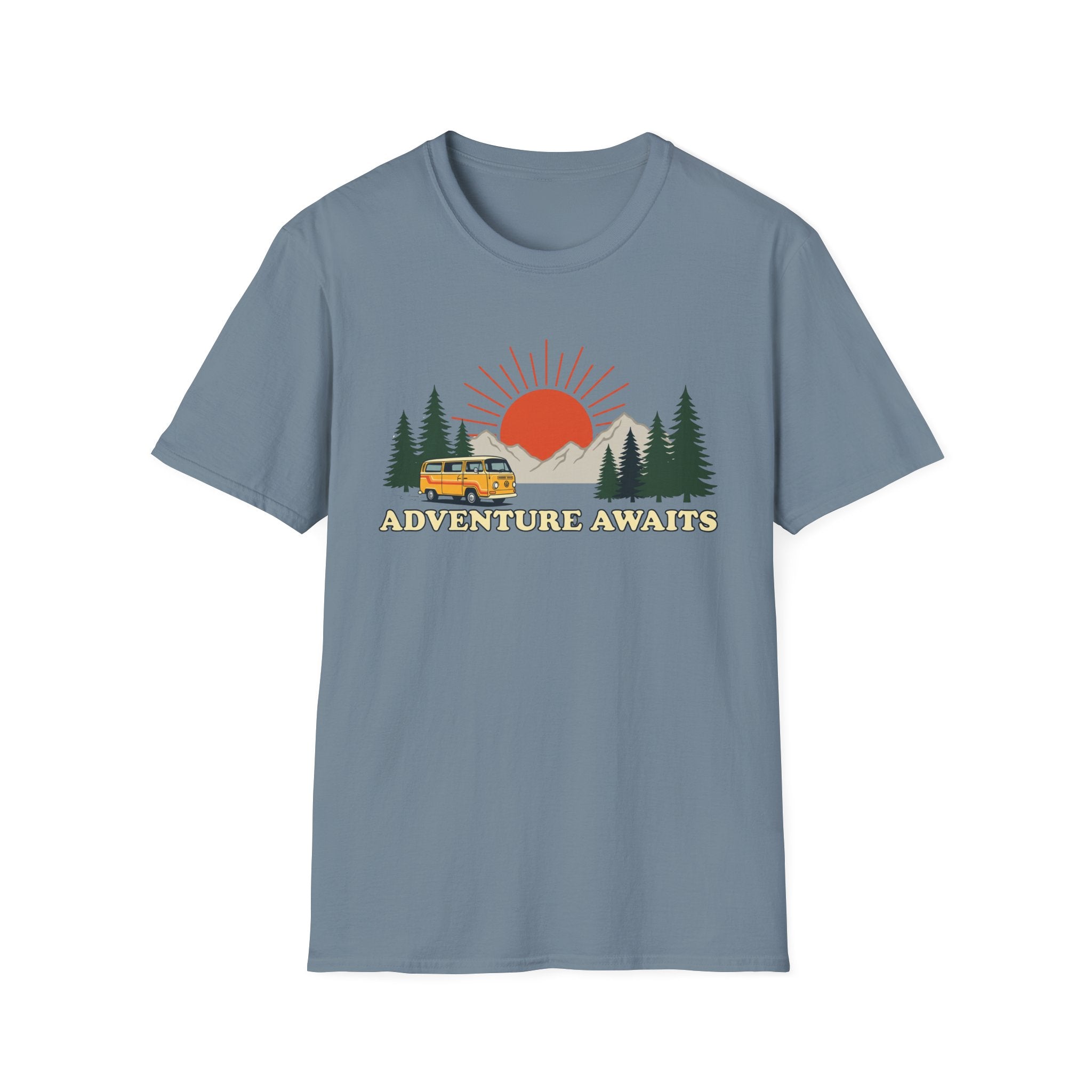 Adventure Awaits Sunrise T-Shirt