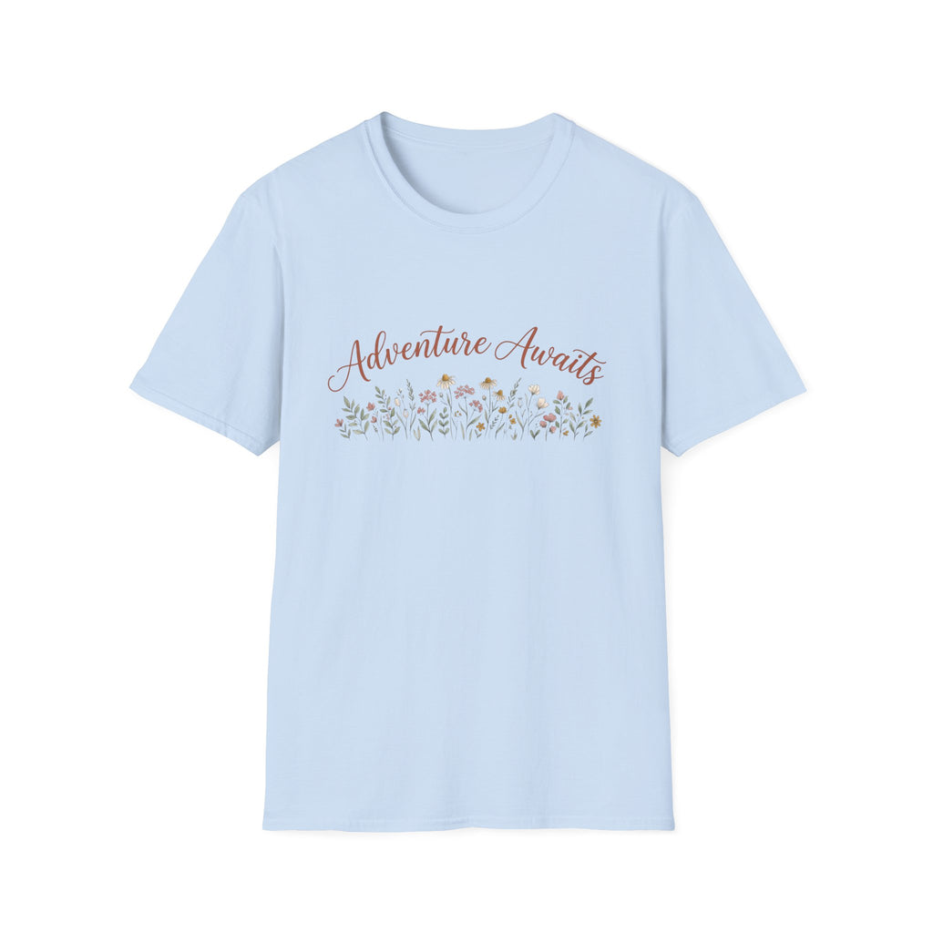 Adventure Awaits Wildflowers T-Shirt