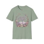 Adventure Awaits Purple Flowers T-Shirt